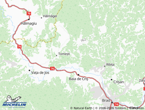 MICHELIN Valea Mare De Criș map - ViaMichelin