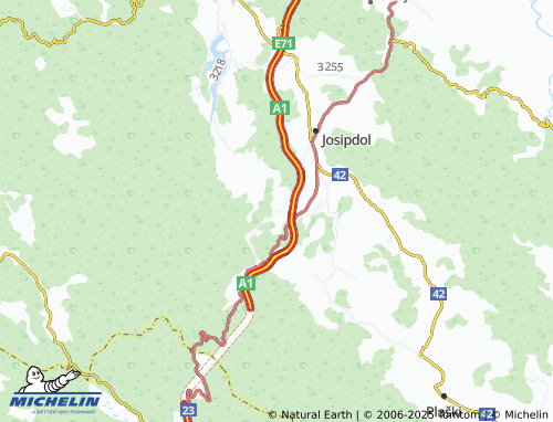 MICHELIN Salopeki Modruški map - ViaMichelin