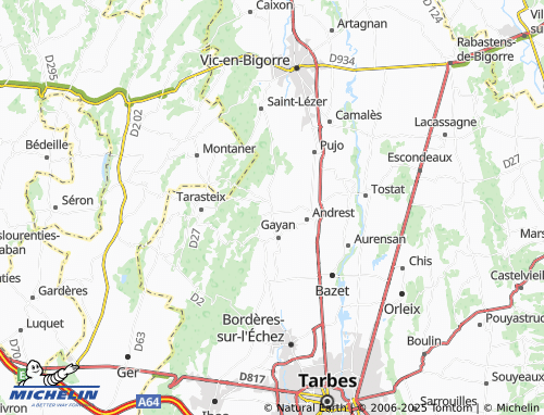 MICHELIN Siarrouy map - ViaMichelin