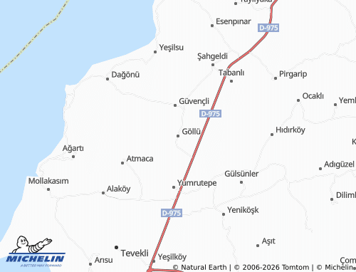 Mappa MICHELIN Göllü - ViaMichelin