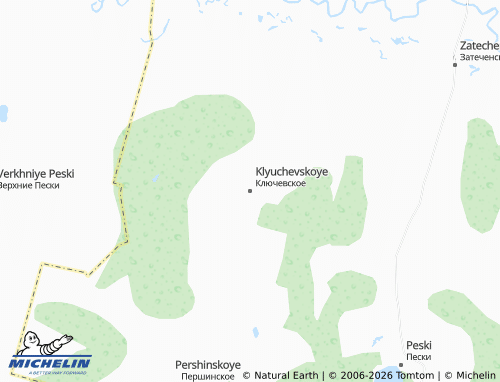 MICHELIN-Landkarte Klyuchevskoye - ViaMichelin