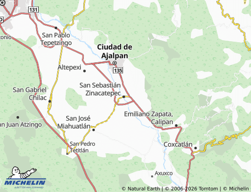 Mappa MICHELIN Centro - ViaMichelin