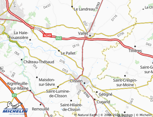 MICHELIN L'Aiguillette map - ViaMichelin