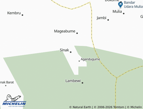 Mapa MICHELIN Gingga Baru - ViaMichelin
