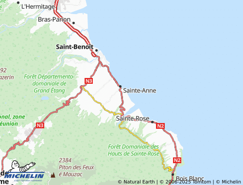 Mappa MICHELIN Petit Saint-Pierre - ViaMichelin