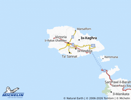 Mappa MICHELIN Munxar - ViaMichelin