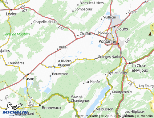 MICHELIN Sainte-Colombe map - ViaMichelin