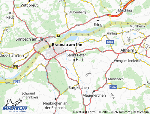 MICHELIN Ofen map - ViaMichelin