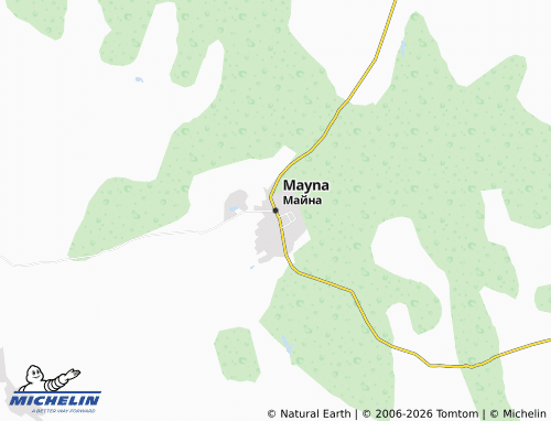 MICHELIN-Landkarte Mayna - ViaMichelin