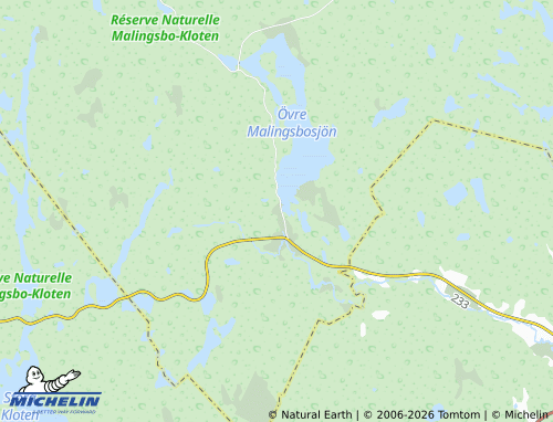 Carte MICHELIN Malingsbo - ViaMichelin