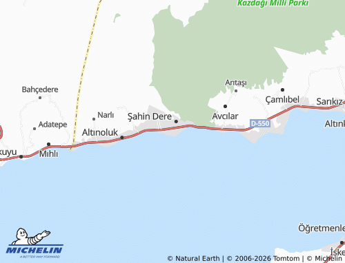 MICHELIN İskele map - ViaMichelin