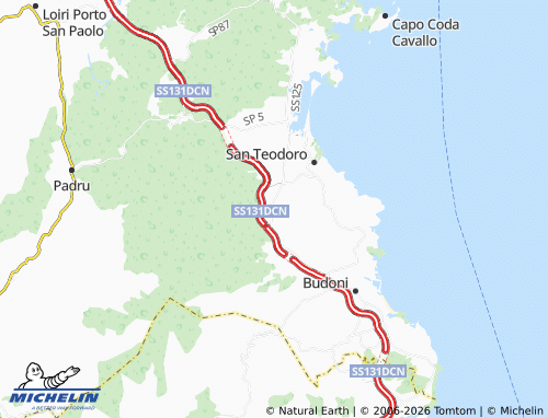 Mapa MICHELIN Buddittogliu Straulas - ViaMichelin