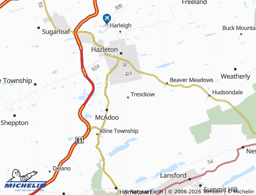 Carte MICHELIN Tresckow - ViaMichelin