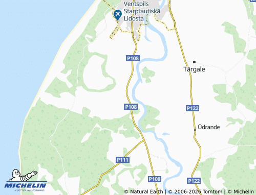 Mapa MICHELIN Vārve - ViaMichelin
