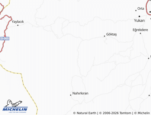 MICHELIN Kalaca map - ViaMichelin
