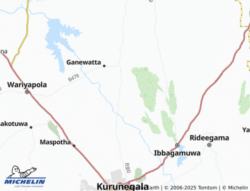 MICHELIN Thanthirigama map - ViaMichelin