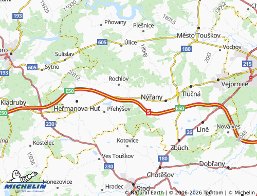 Carte MICHELIN Blatnice - ViaMichelin