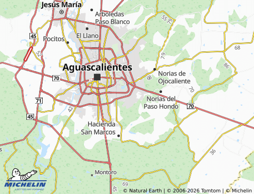 Mapa MICHELIN Emiliano Zapata - ViaMichelin