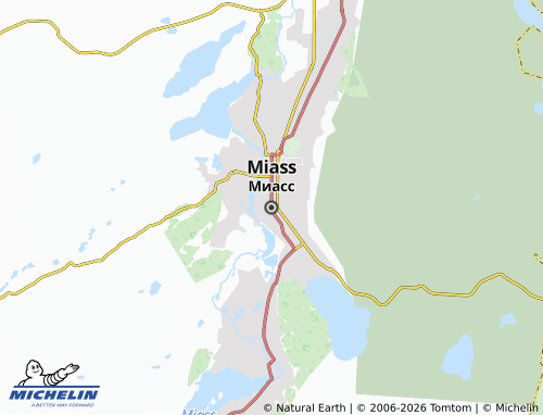 MICHELIN-Landkarte Miass - ViaMichelin
