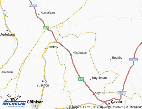 MICHELIN Küçükalan map - ViaMichelin