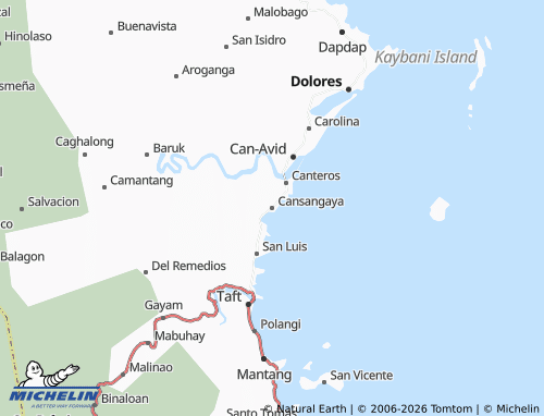 MICHELIN Cansangaya map - ViaMichelin