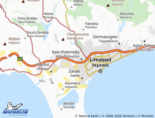 Mapa MICHELIN Agios Nikolaos - ViaMichelin