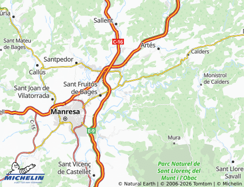 Carte MICHELIN Navarcles - ViaMichelin