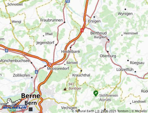 MICHELIN Hubel map - ViaMichelin