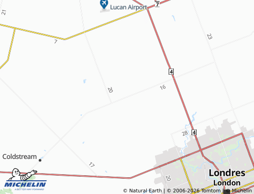 Mappa MICHELIN Ilderton - ViaMichelin