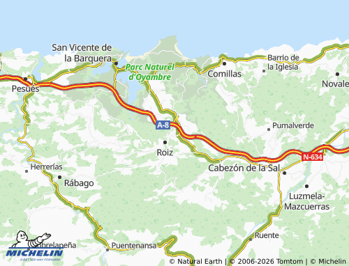 Carte MICHELIN Vallines - ViaMichelin
