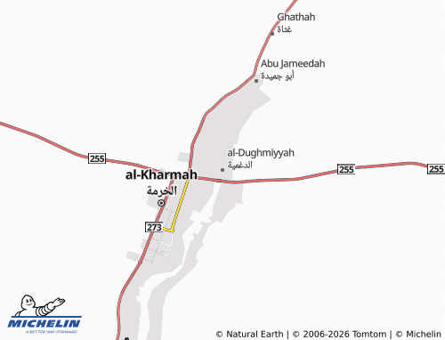 Carte MICHELIN al-Dughmiyyah - ViaMichelin