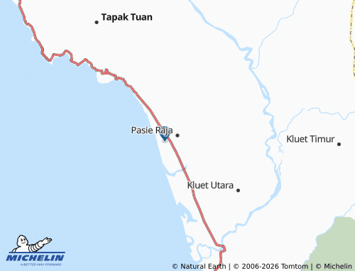 MICHELIN Pasie Raja map - ViaMichelin