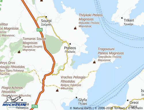 MICHELIN Agioi Apostoloi map - ViaMichelin