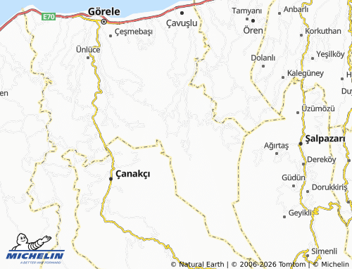 Mappa MICHELIN Esenli - ViaMichelin