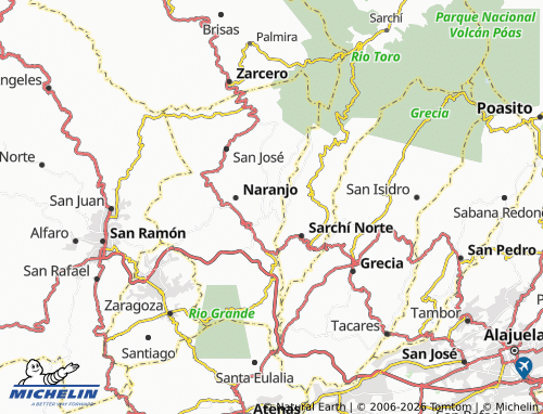 Mappa MICHELIN San Jerónimo - ViaMichelin