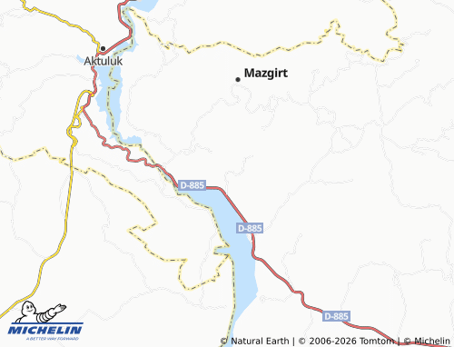Mappa MICHELIN Temürtaht - ViaMichelin
