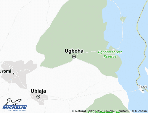 MICHELIN Ugboha map - ViaMichelin