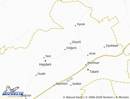 Mappa MICHELIN Doğanlı - ViaMichelin