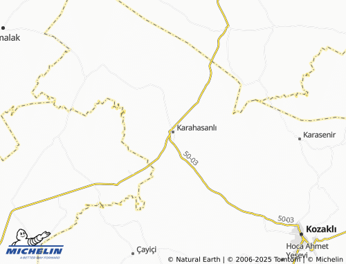 MICHELIN Karahasanlı map - ViaMichelin