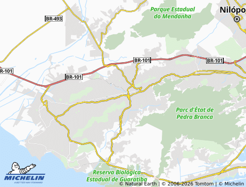 Mapa MICHELIN Campo Grande - ViaMichelin