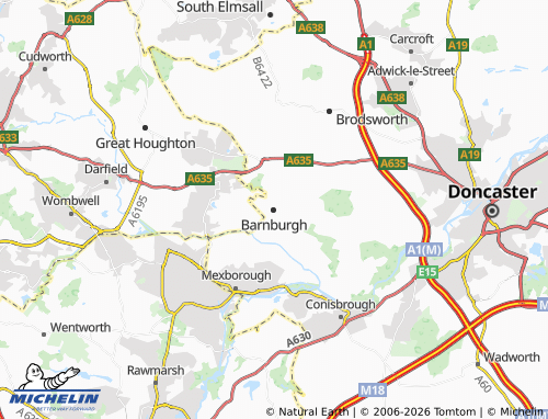 MICHELIN Barnburgh map - ViaMichelin