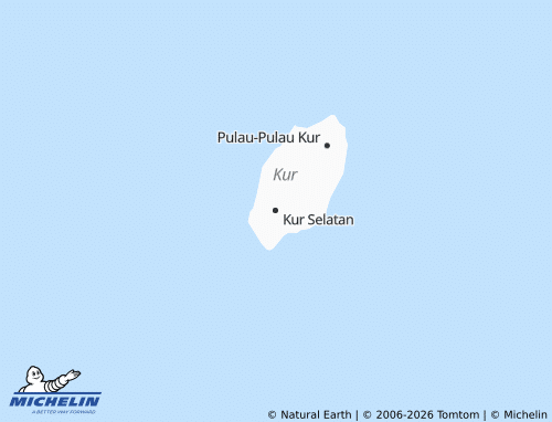 MICHELIN Kur Selatan map - ViaMichelin