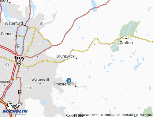 Mapa MICHELIN Brunswick - ViaMichelin