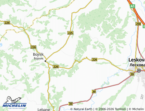 Mapa MICHELIN Lapotince - ViaMichelin
