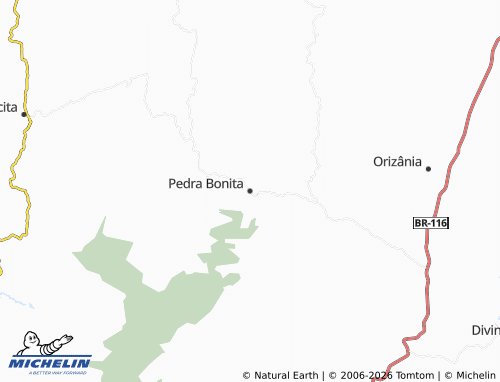 Mapa MICHELIN Pedra Bonita - ViaMichelin