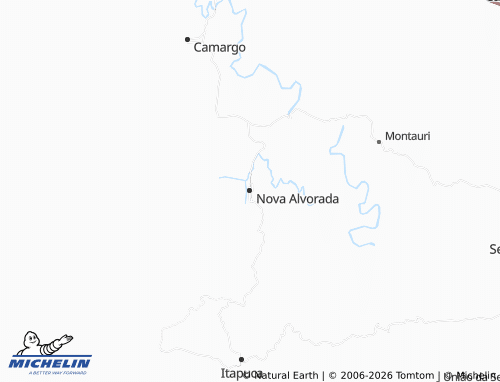 Mapa MICHELIN Nova Alvorada - ViaMichelin