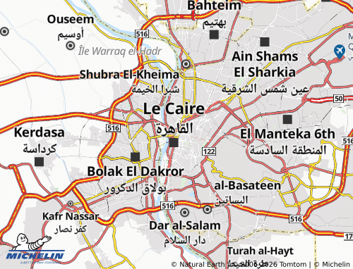 MICHELIN Marouf map - ViaMichelin