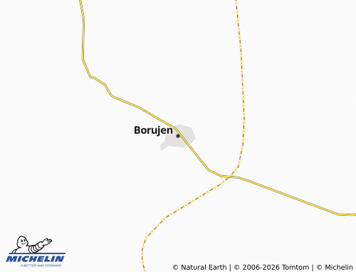 Mappa MICHELIN Borujen - ViaMichelin