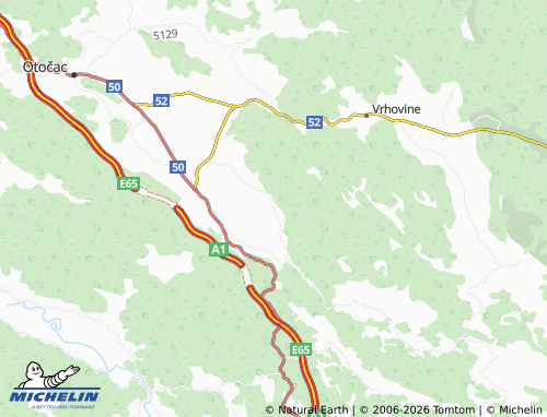 Mapa MICHELIN Rudine - ViaMichelin