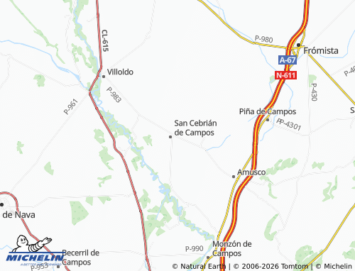 MICHELIN-Landkarte Bondegas - ViaMichelin